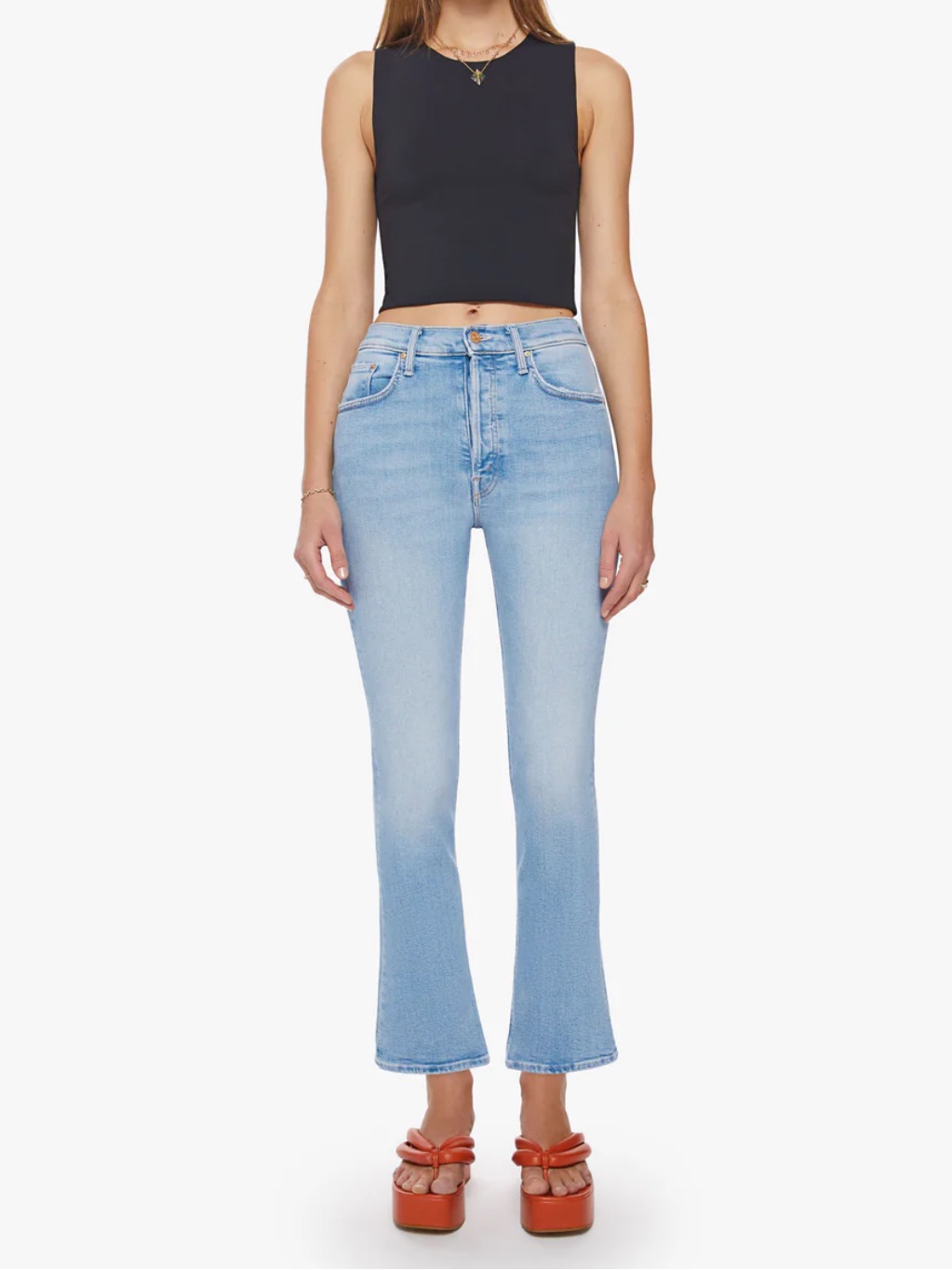 Mother The Tripper Anklr In Light Blue Wash (Cooor Cat Daddy)